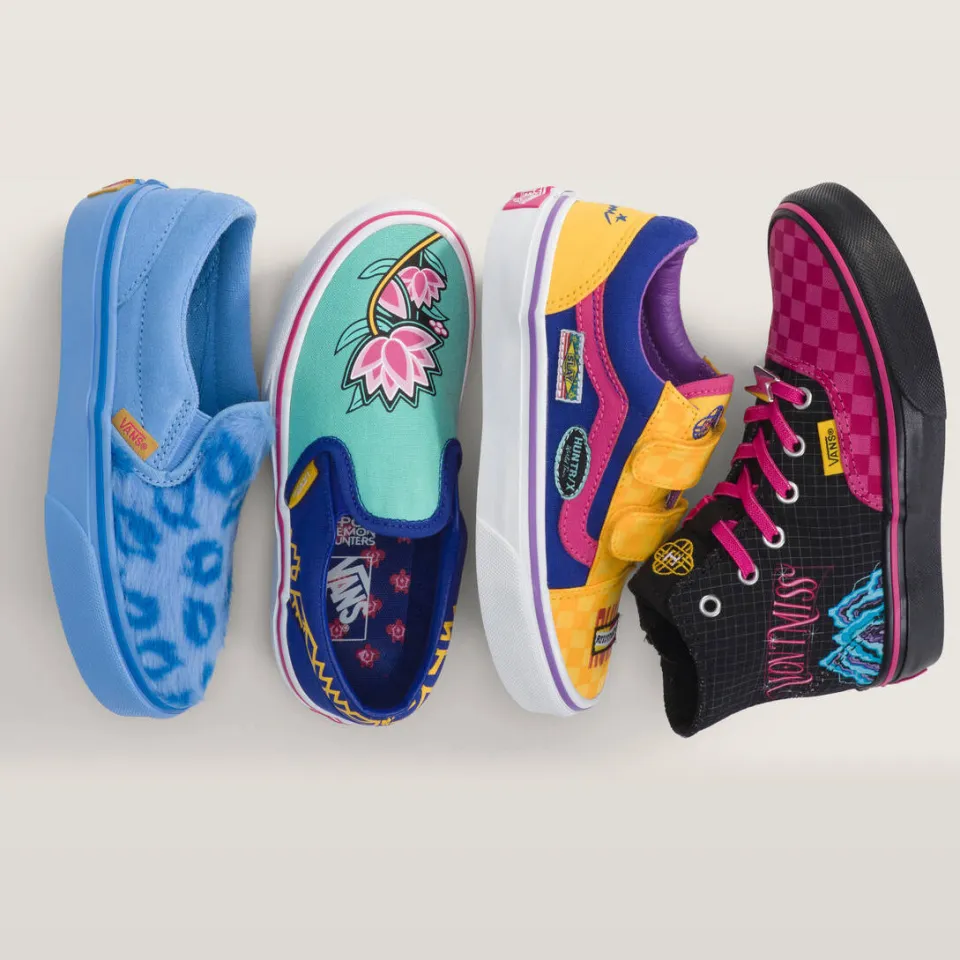 Vans Classic Slip-On Kpop Demon Hunters sneakers blauw, foto 4
