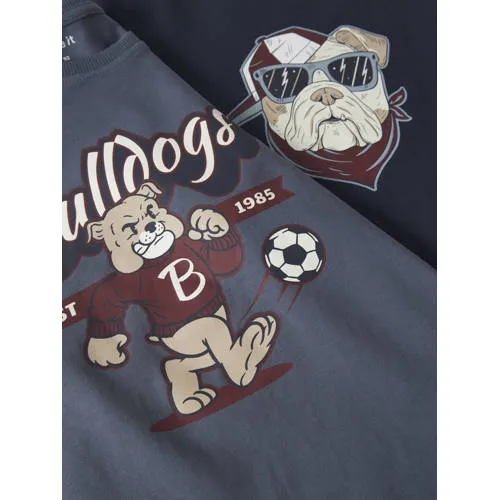 NAME IT MINI longsleeve set van 2 donkerblauw blauw/donkerblauw, foto 4