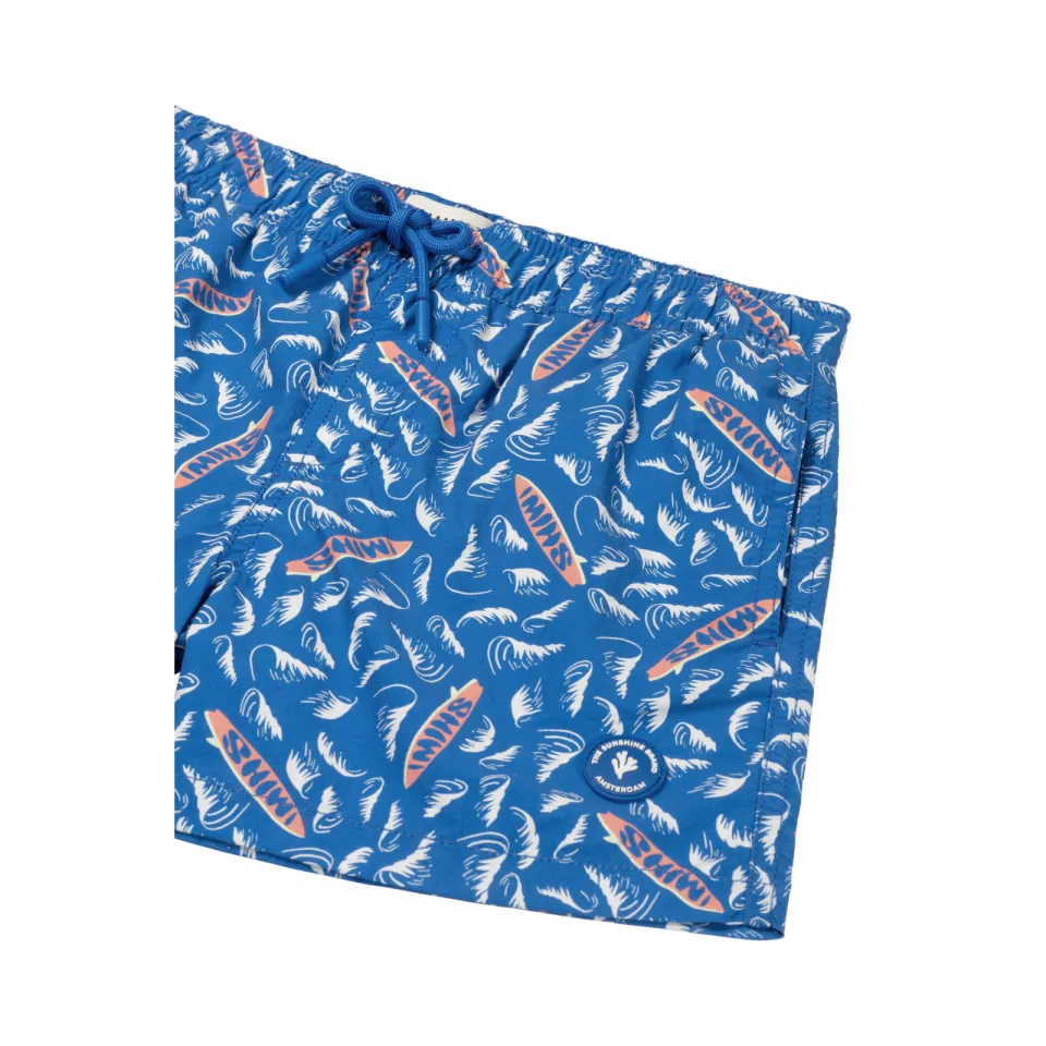 Shiwi The Sunshine Brand zwemshort Neil blauw Jongens Polyester Grafisch, foto 4