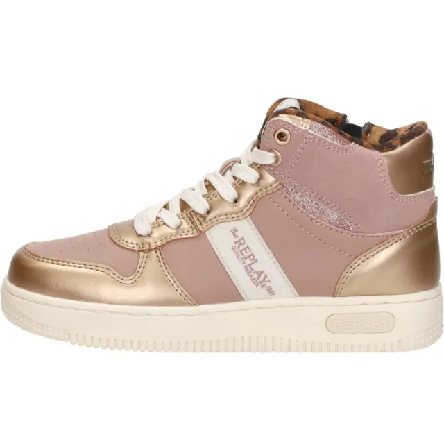 Replay Epic JR 4 hoge sneakers roze