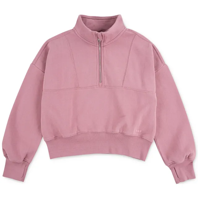 Abercrombie & Fitch fleecetrui roze