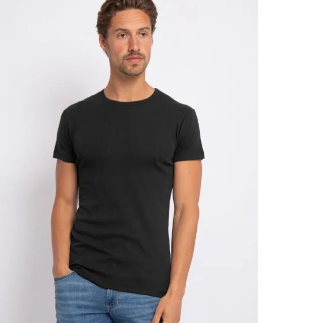 Alan Red T-shirt Alan Red Ottawa T-shirt Stretch Zwart (2Pack)