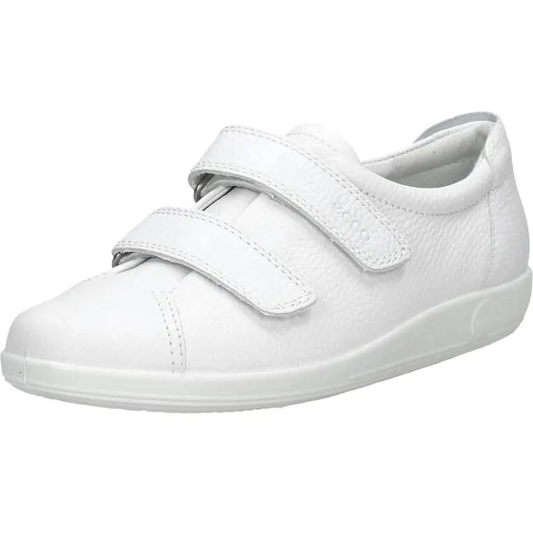 Ecco Soft 2.0 klittenbandschoenen wit, foto 3