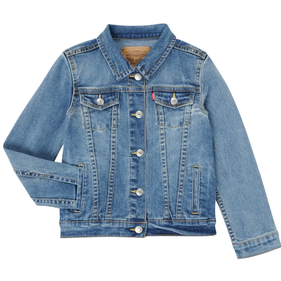 Levi's Kids spijkerjas matter of fact blauw, foto 2