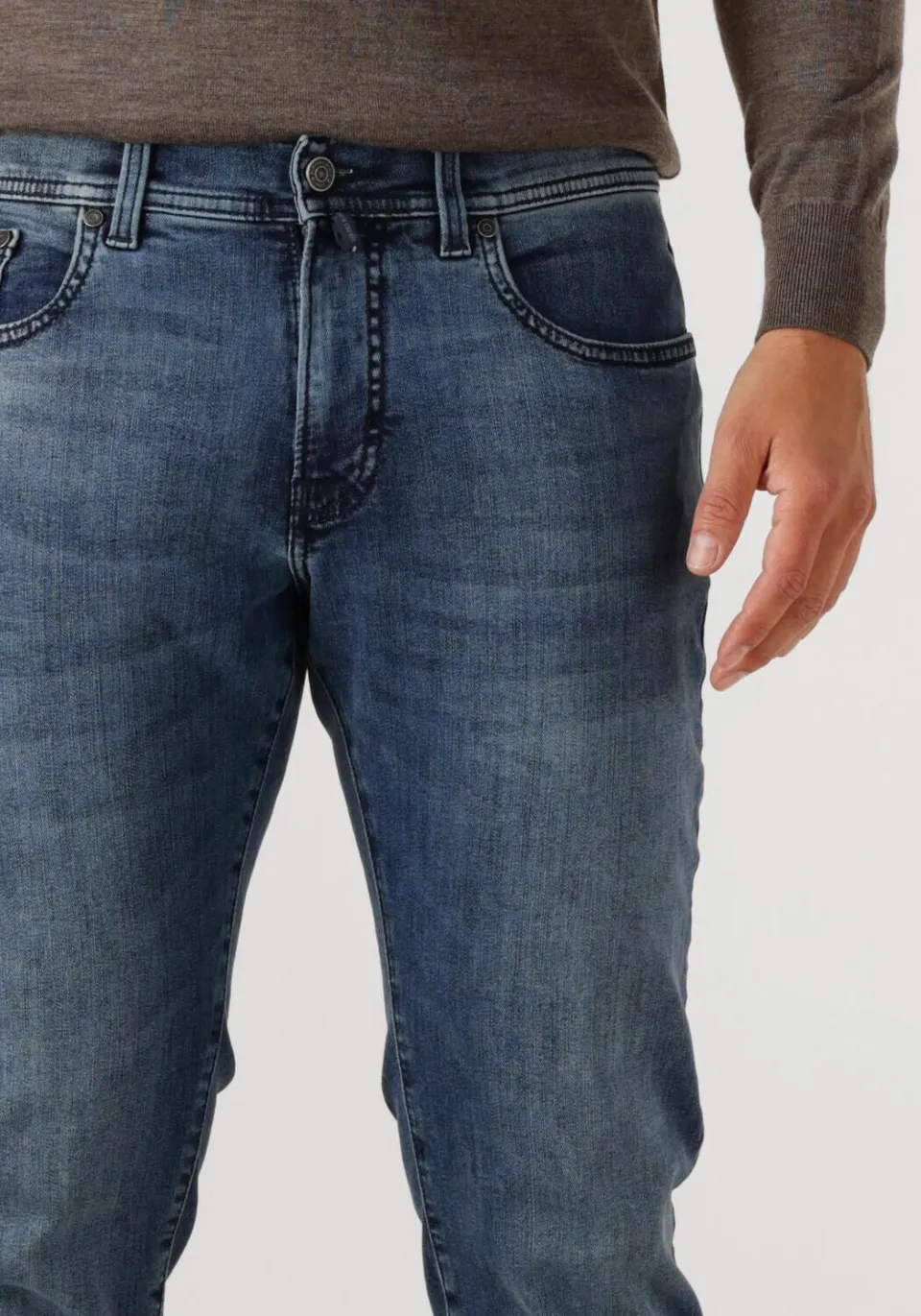 Pierre Cardin Heren Jeans Lyon Tapered - Blauw, foto 4