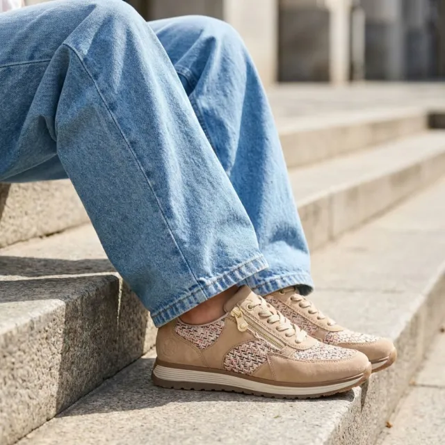 Rieker sneaker beige