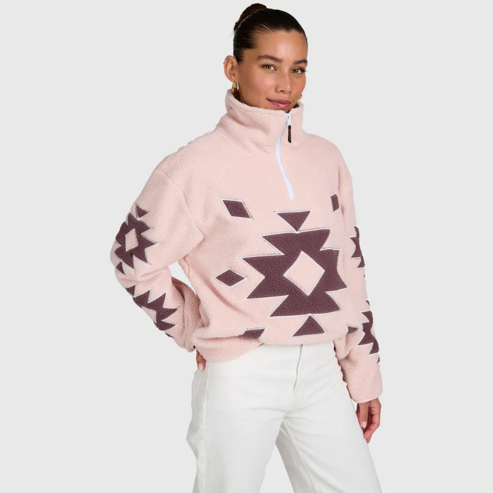 Brunotti Charley fleece sweater - roze, foto 4