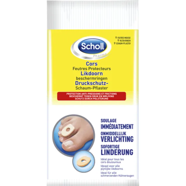 Scholl Dr. Scholl's Likdoorn Beschermringen 9 stuks