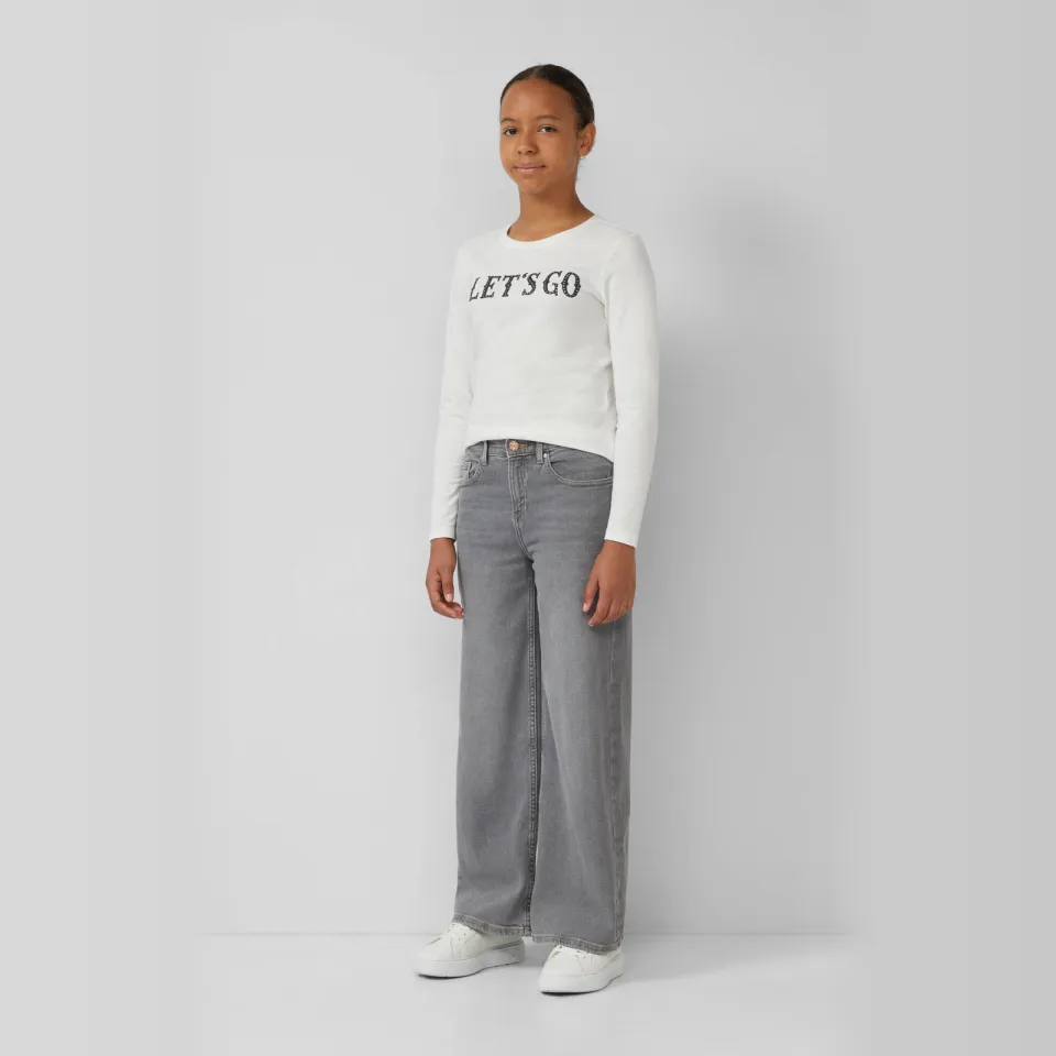 s.Oliver wide leg jeans grey denim
