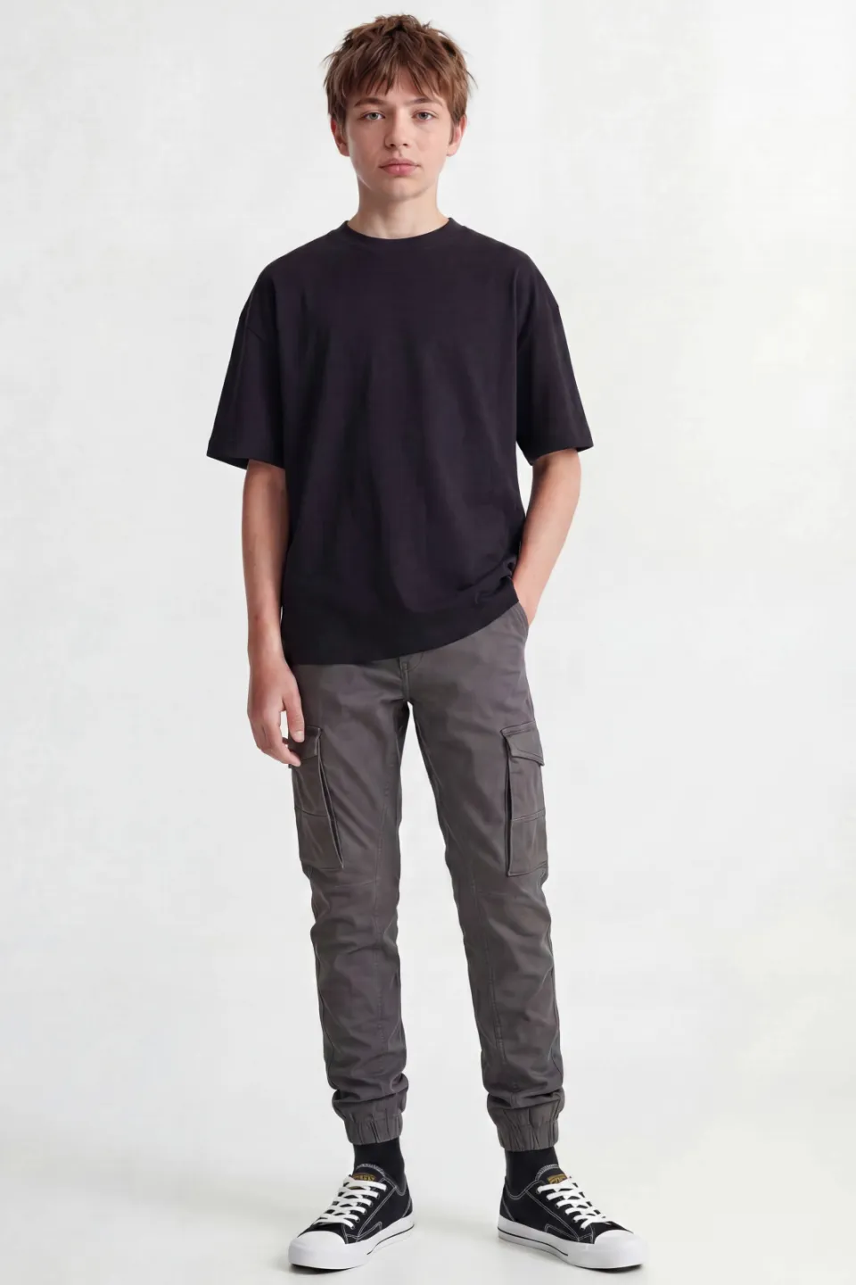 Jack & Jones Paul cargobroek grijs