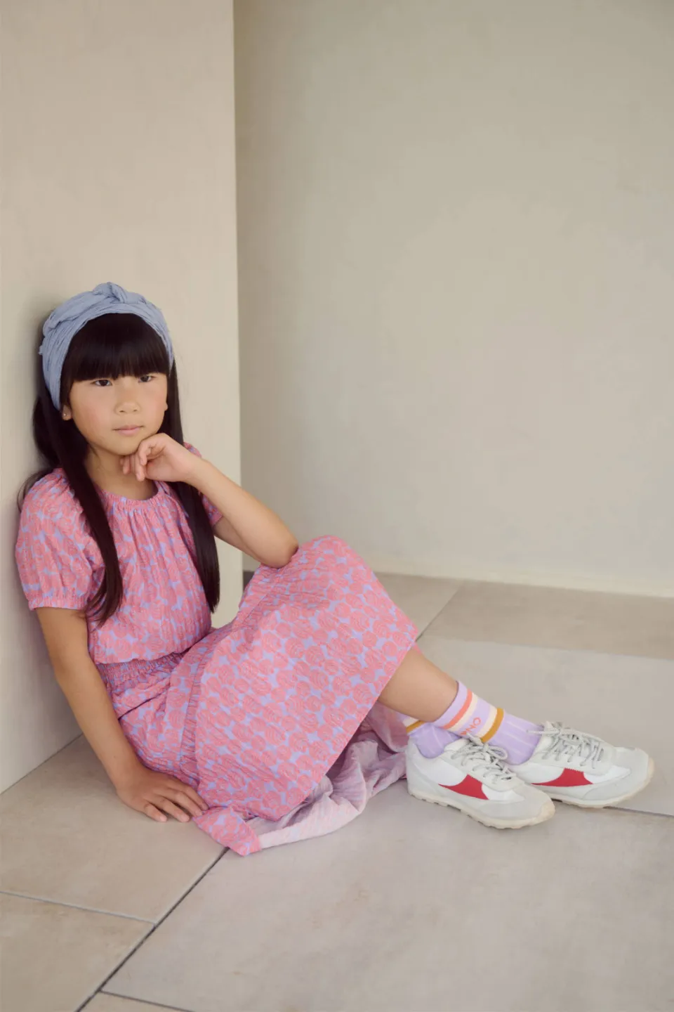 Nono Nael maxi rok paars, foto 3