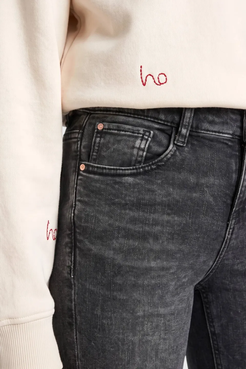 s.Oliver BEVERLY flared jeans - antraciet, foto 4