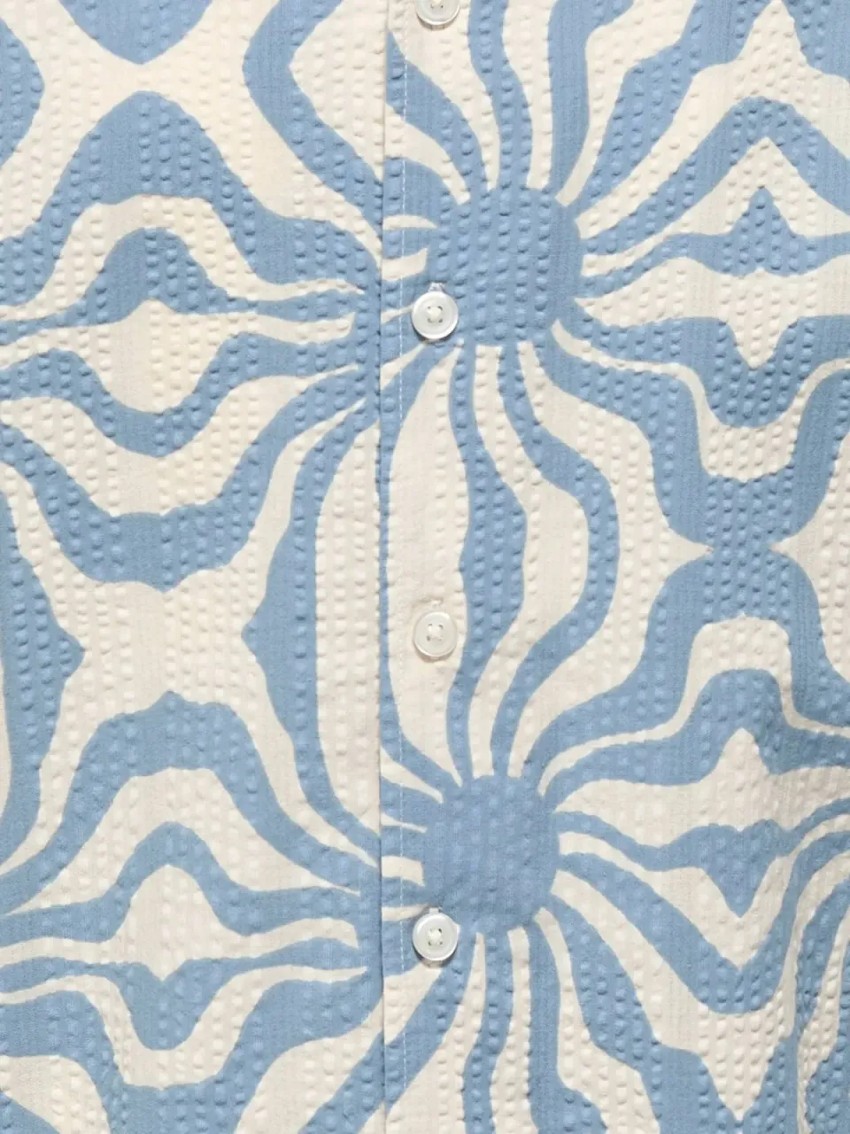 Only & Sons JUNIOR relaxed casual overhemd met textuur lichtblauw lichtblauw/wit, foto 4