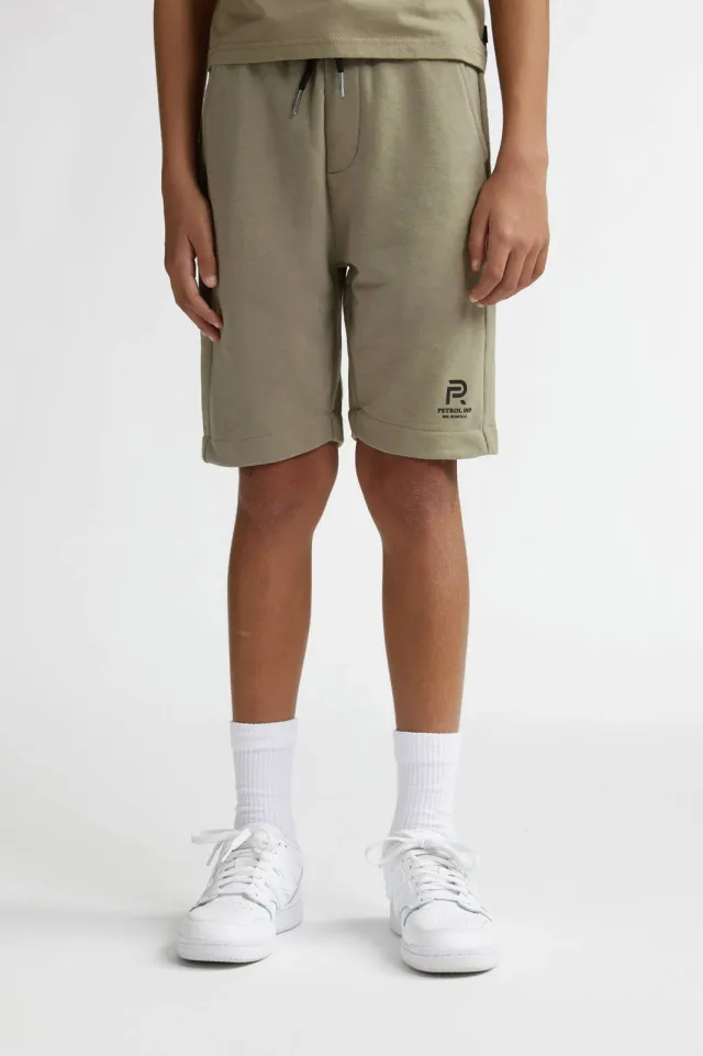 Petrol Industries regular sweatshort groen, foto 4