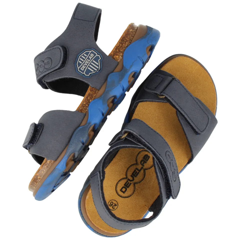 Develab sandalen donkerblauw, foto 3