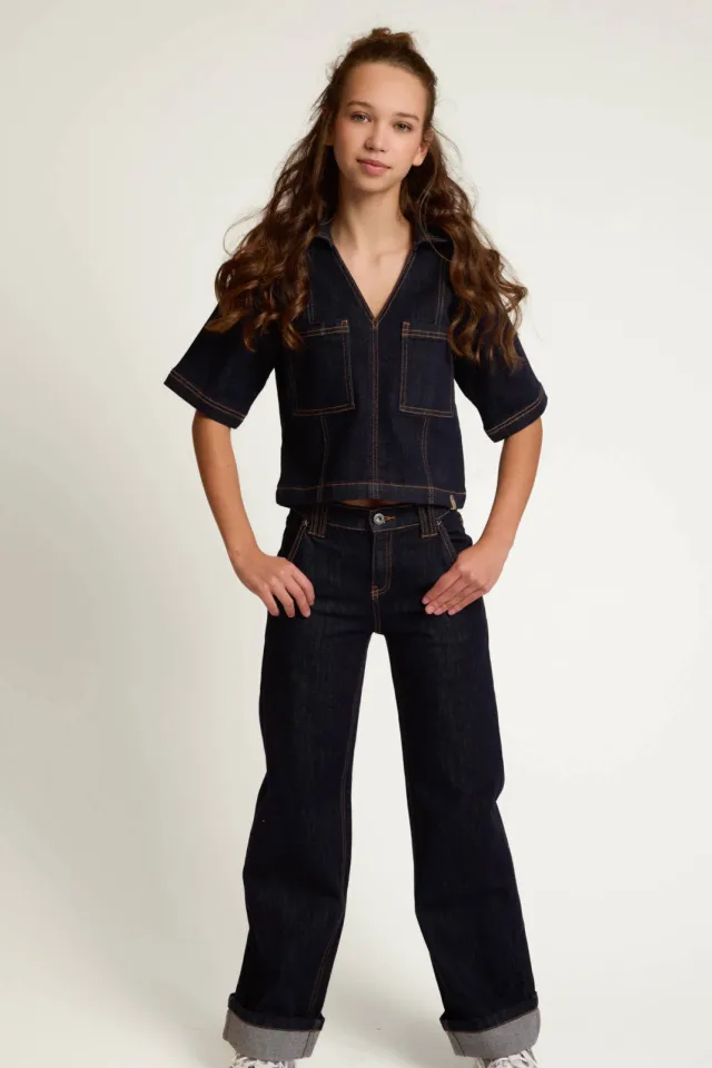 LOOXS 10sixteen jeans - donkerblauw Dark blue denim