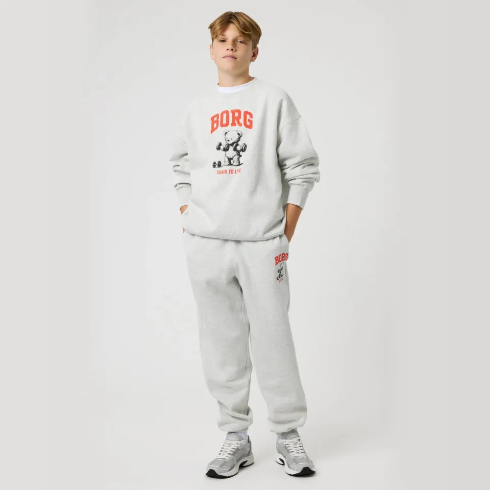 Björn Borg sweater met logo - grijs, foto 3
