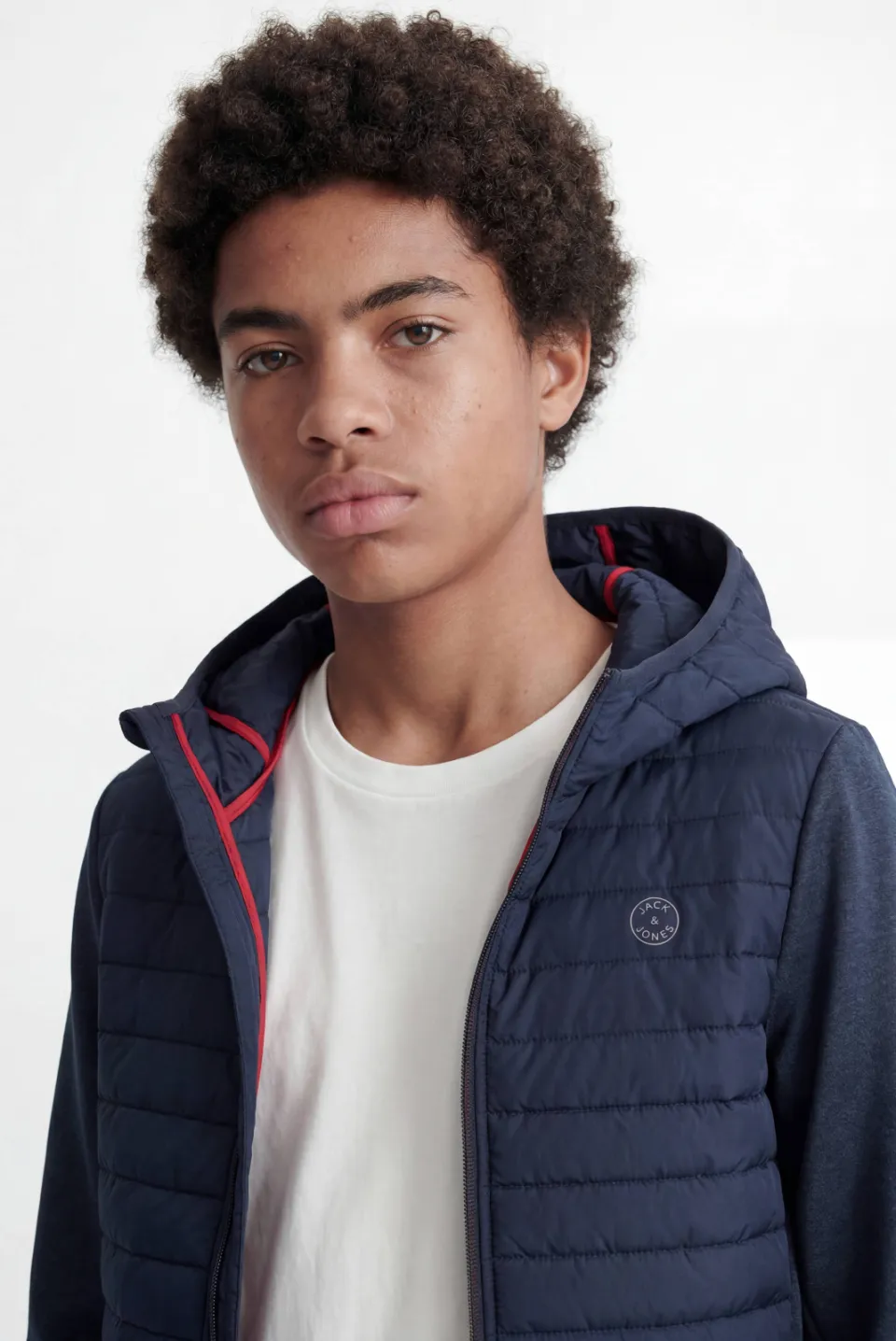 Jack & Jones JJEMULTI gewatteerde tussenjas donkerblauw navy blazer-set-in sleeves, foto 6