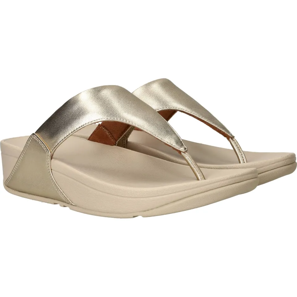 FitFlop Lulu Teenslippers Dames Goud, foto 2