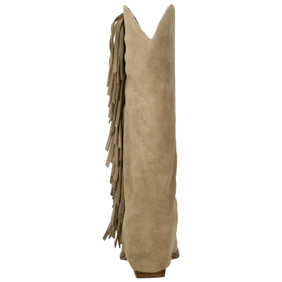 Sub55 hoge westernlaars beige, foto 4