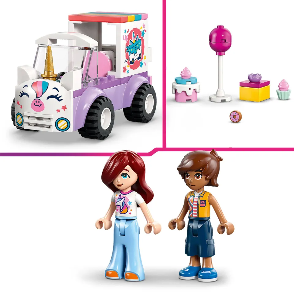 Lego Friends Eenhoorn Taartenbezorgauto Speelgoed voor Kinderen 42675, foto 5