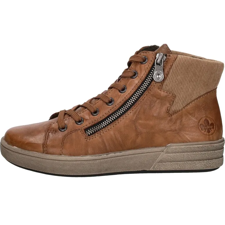 Rieker veterboots cognac, foto 2