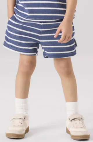 NAME IT MINI casual short gestreept blauw, foto 4