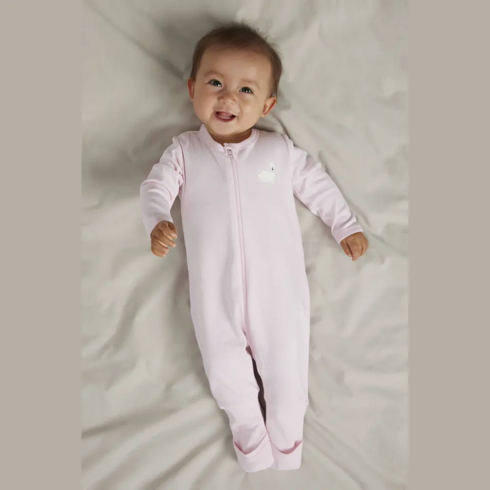 NAME IT baby pyjama roze/blauw set van 2