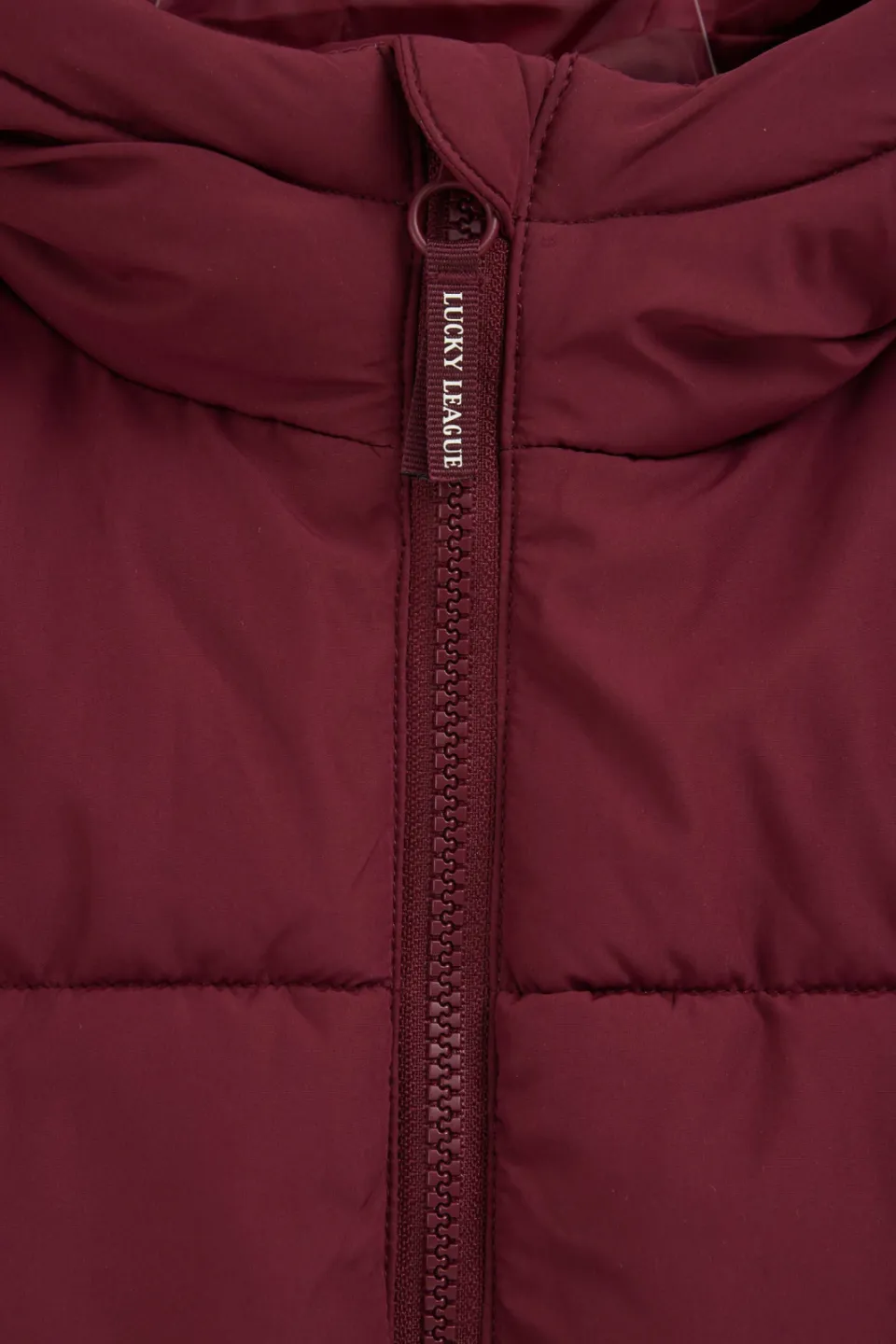 WE Fashion quilted winterjas donkerrood, foto 6