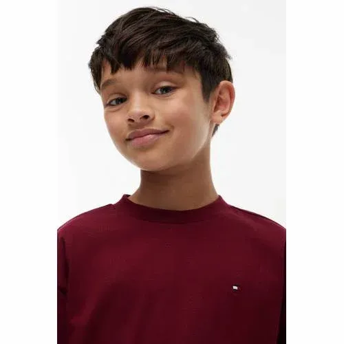 Tommy Hilfiger longsleeve donkerrood, foto 6