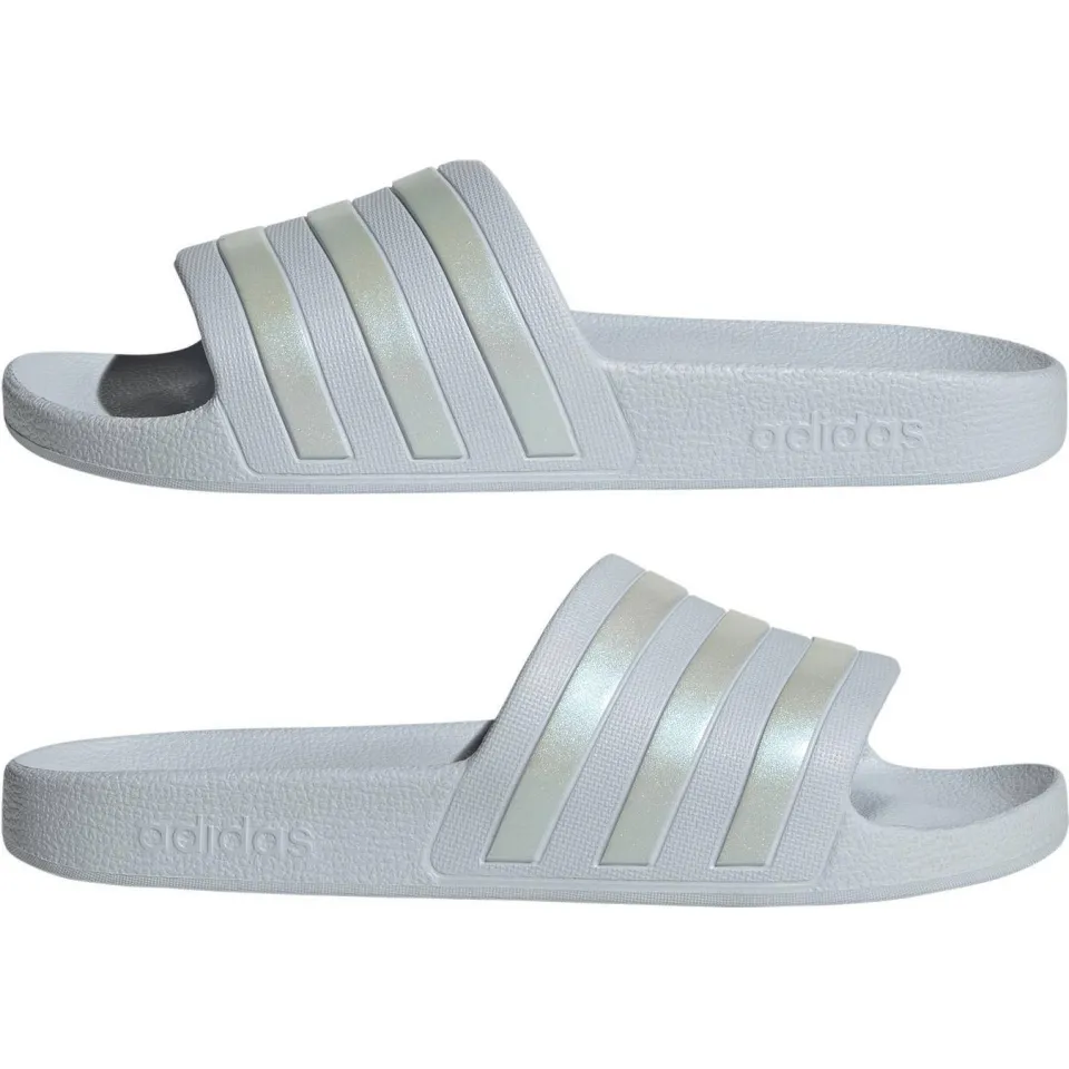 Adidas Sportswear Adilette Aqua badslippers grijs/metallic, foto 3