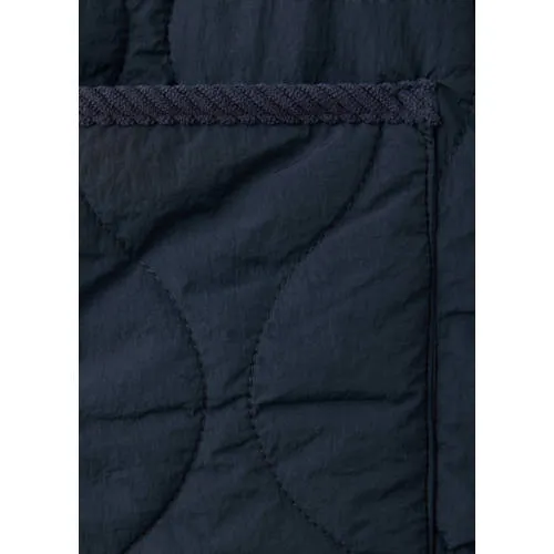 Mango gewatteerde tussenjas donkerblauw, foto 5