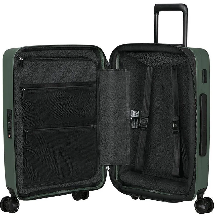 Samsonite Restackd Spinner 55 cm handbagagekoffer zwart, foto 3