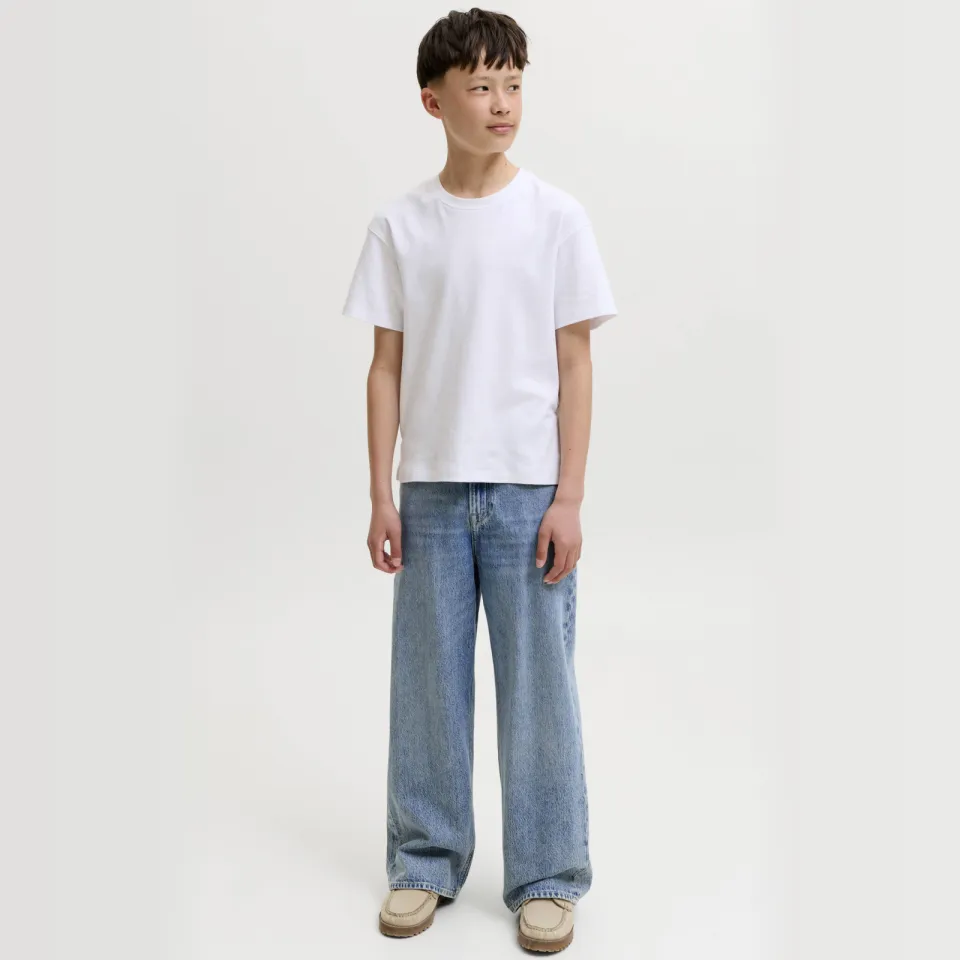 Jack & Jones JUNIOR wide leg jeans - blue denim