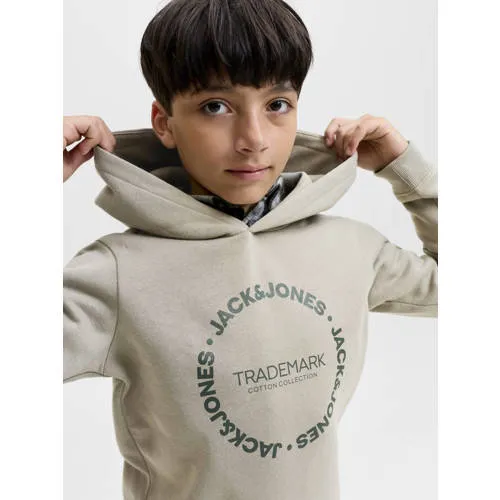 Jack & Jones JUNIOR sweater met logo - grijsgroen, foto 4