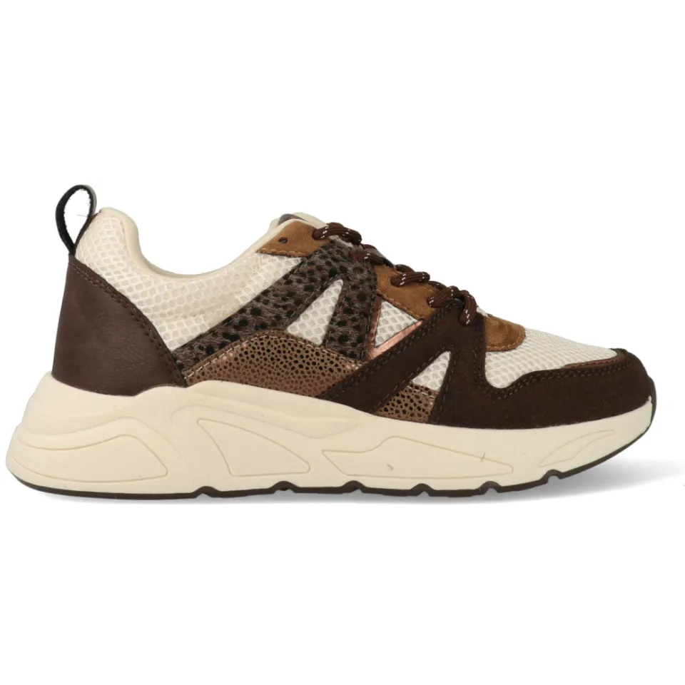 POSH by Poelman Poelman Carocel sneakers bruin, foto 2