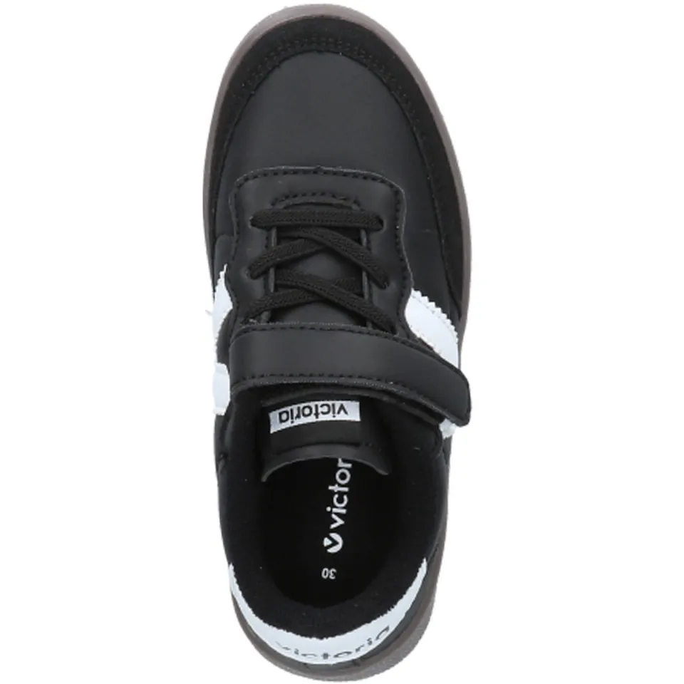 Victoria sneakers zwart met logo, foto 4