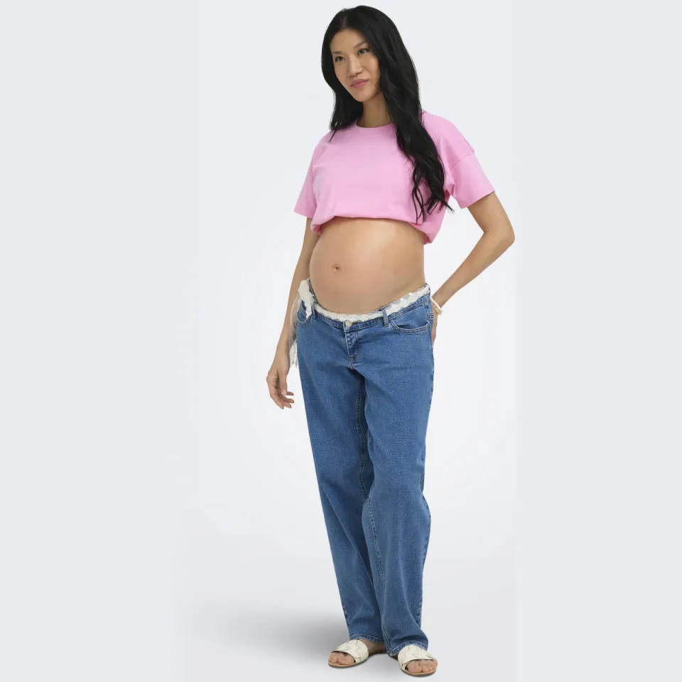 Only zwangerschaps T-shirt roze