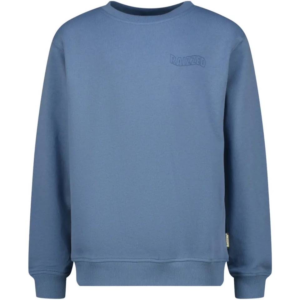 Raizzed sweater met backprint - blauw, foto 2