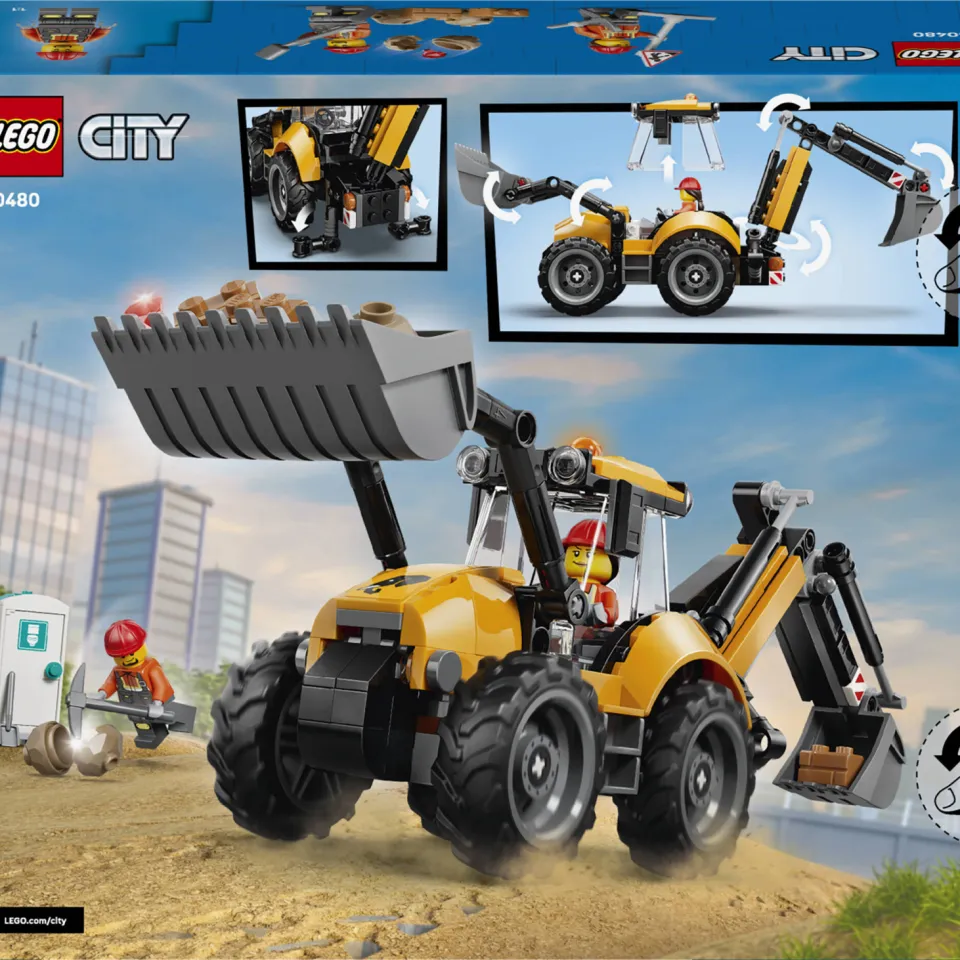 Lego City Gele graaflaadmachine 60480, foto 2