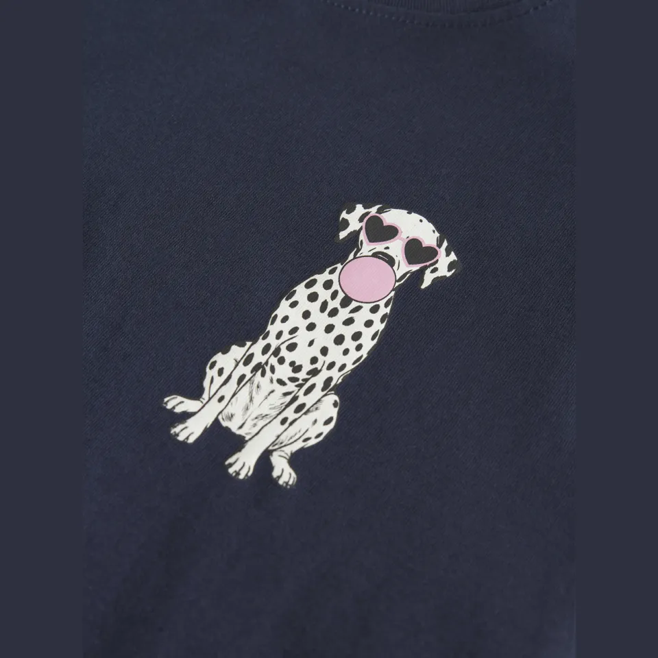 NAME IT longsleeve met print donkerblauw, foto 3