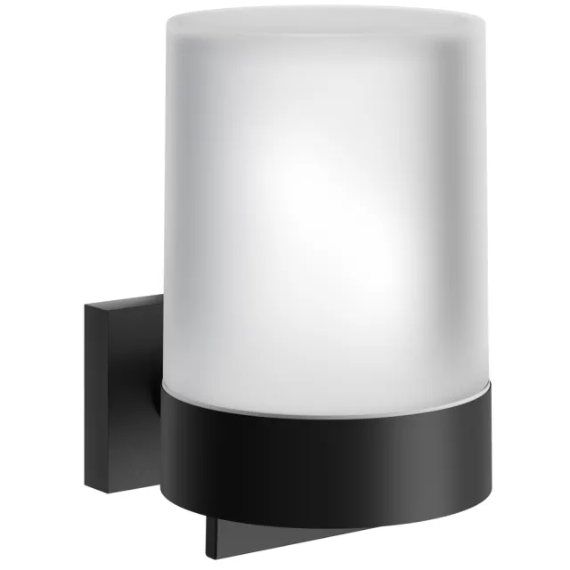 Smedbo Zeepdispenser House Glas Mat Wit En Zwart