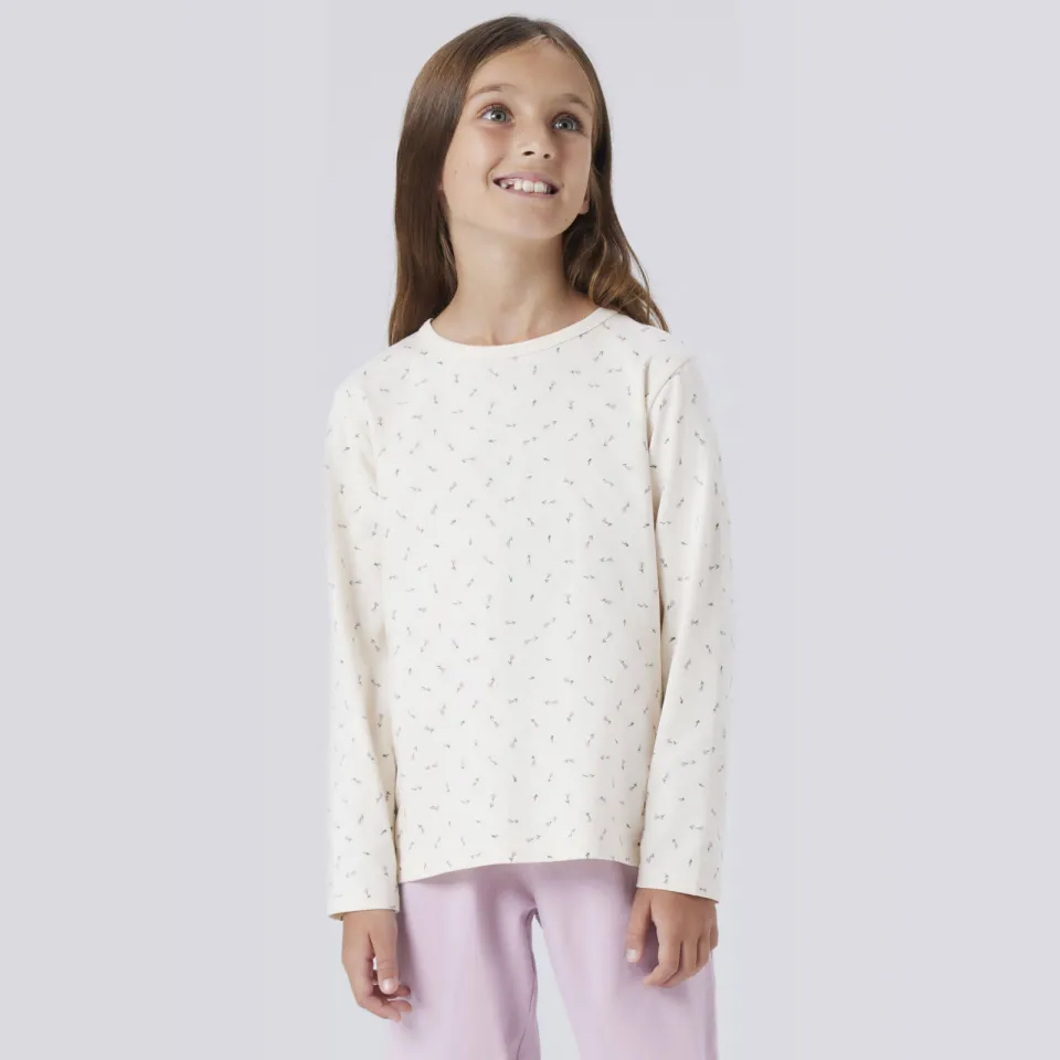 NAME IT pyjama roze set van 2 Roze/lila/ecru