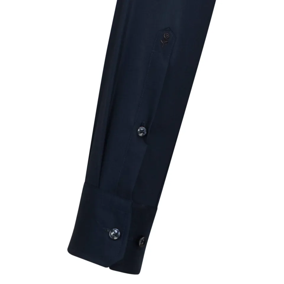 Seidensticker regular fit overhemd donkerblauw, foto 4