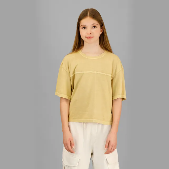 G-Star T-shirt geel, foto 6