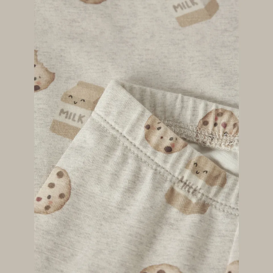 NAME IT BABY katoenen regular fit babybroek ecru, foto 3
