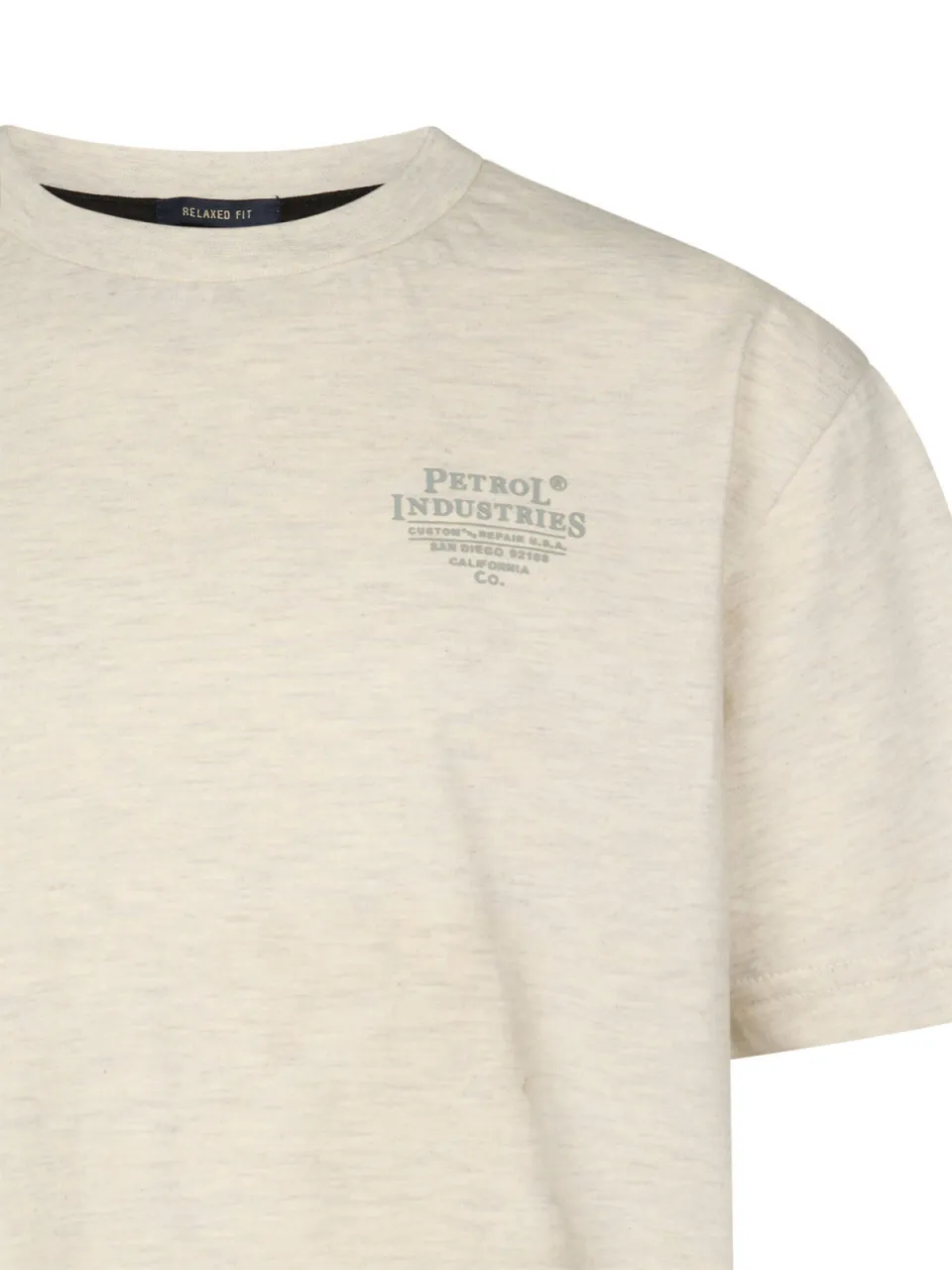 Petrol Industries T-shirt wit melange, foto 8