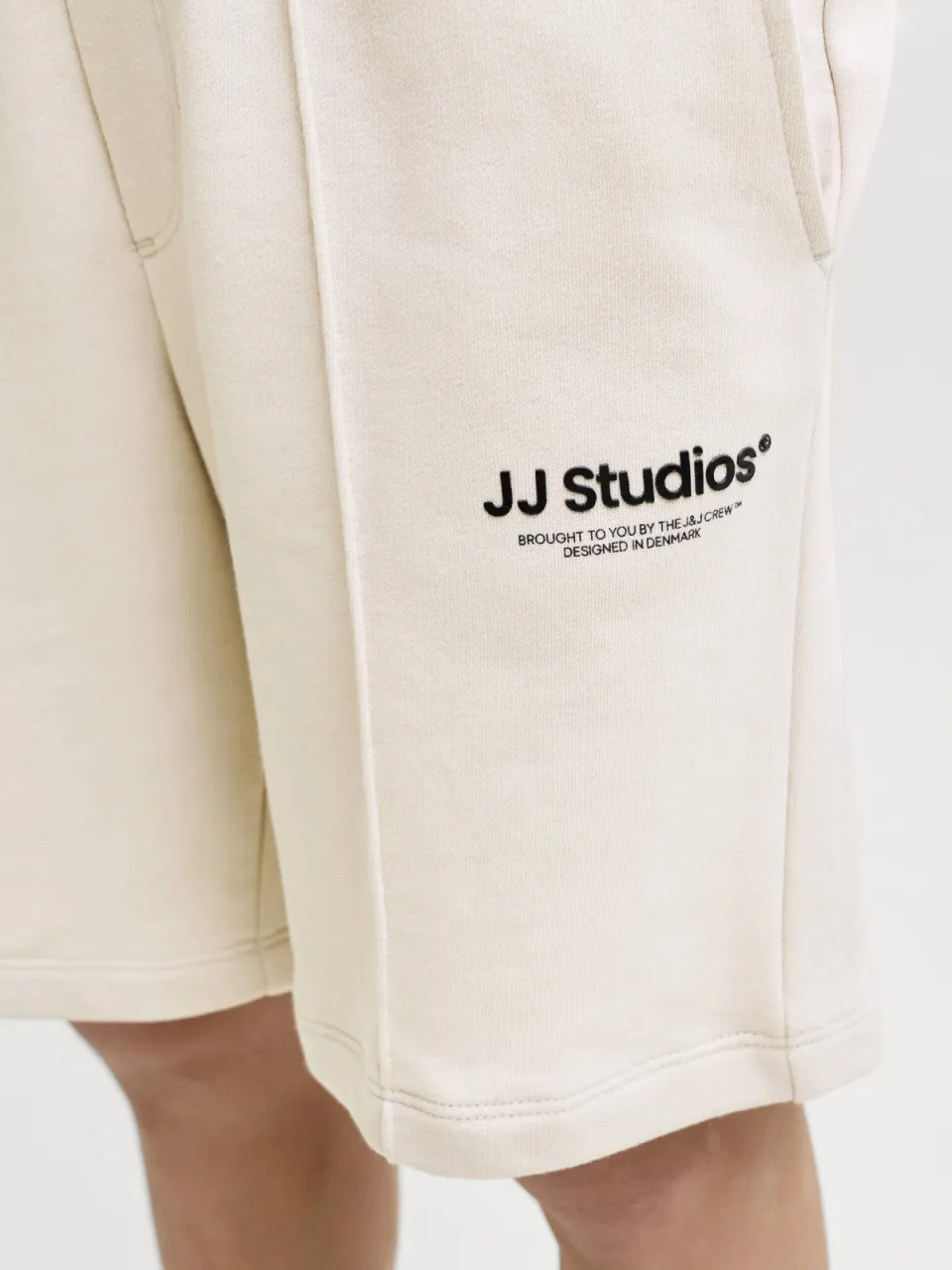 Jack & Jones sweatshort beige, foto 4