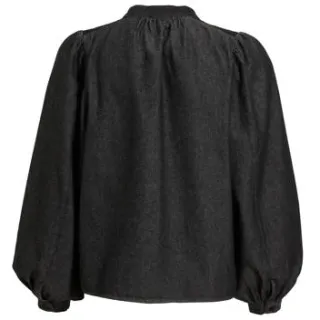 Me & My Monkey Robin chambray blouse grijs, foto 3