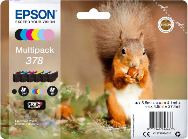 Epson 378 Cartridges Combo Pack Multi